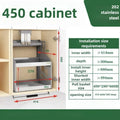 Scaffale Sollevabile Salvaspazio, Armadietto a Muro Estraibile, Scaffale Organizzatore, Scaffali Porta Spezie da Cucina, Mobili Multifunzionali per Cucina