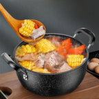 Maifan Antihaft-Universal-Steintopf für Suppen mit Deckel, Küche, Kochen zu Hause, Töpfe mit zwei Ohren, Gas-Induktionsherd
