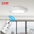 Ventilatore da soffitto estivo da 30W con luce, attacco E27, lampada LED con telecomando, velocità del vento regolabile, silenzioso per uso domestico