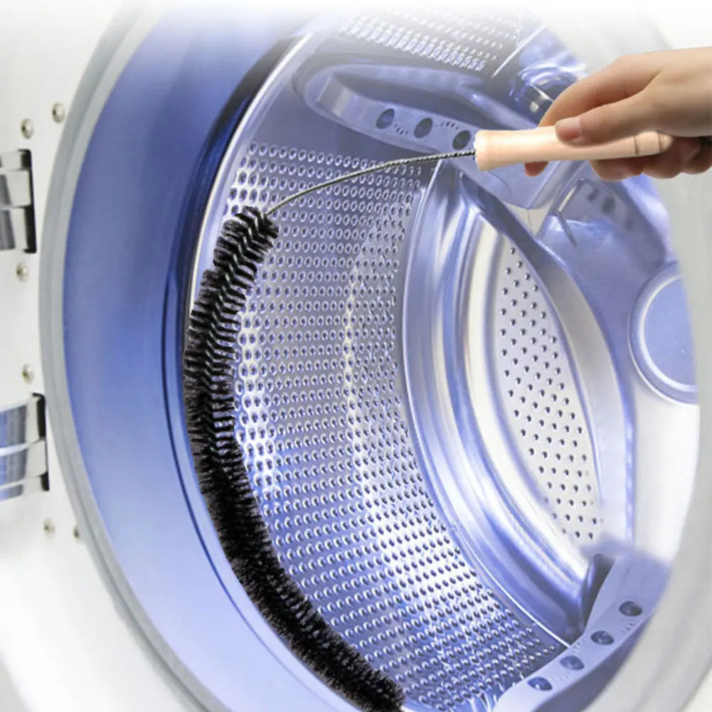 27 Zoll Flusenentfernerbürste mit flexiblem Langstiel, Trockner- und Heizkörperreinigungsbürste für die Waschküche