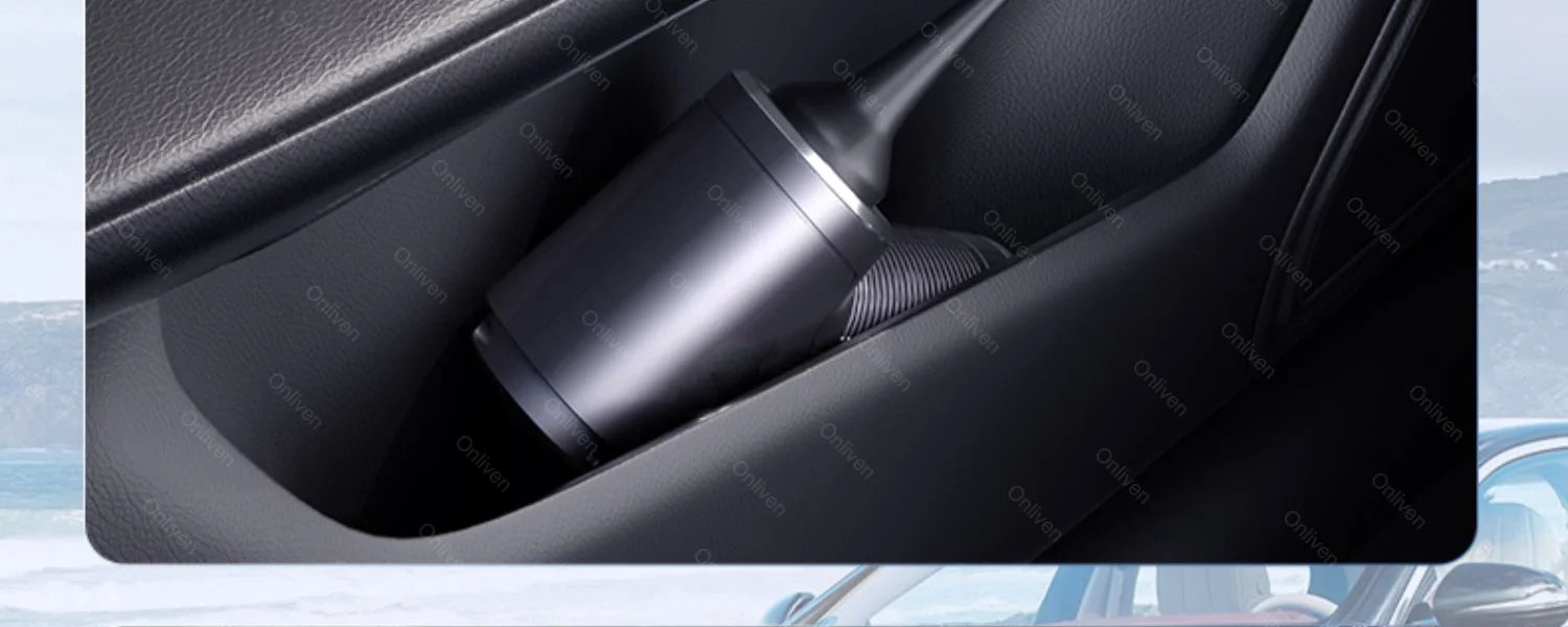 SZUK 98000PA Auto-Staubsauger Mini Leistungsstarke Reinigungsmaschine Starke Saugkraft Drahtloser Handstaubsauger für Zuhause und Auto