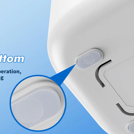 KUNPHY Detergente per fermi a ultrasuoni dentali con luce UV, timer digitale, per dentiere, paradenti, allineatori, protezione notturna, 300 ml