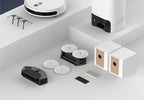 Arnagar Smart Home Saug- und Wischroboter mit automatischer Entleerung, App-Steuerung, 12000Pa, VSLAM, 5200mAh, geräuscharm für Teppichreinigung