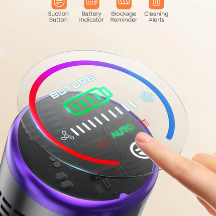 BUTURE VC80 500W 48Kpa Potenza di Aspirazione Aspirapolvere Portatile Senza Fili per Uso Domestico con Contenitore Polvere da 1.5L e Batteria Rimovibile