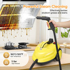 2000W Handdampfreiniger für Frauen mit Wischfunktion, 2L Großtank, bis zu 320°C, 3-8 Minuten, 3m Netzkabel, Bodenreinigung, 110V-240V