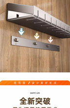 Condizionatori da cucina a parete Scaffale per spezie Scaffale per organizer Scaffale per cucina Organizzatori per scaffali da parete Gancio per appendere per la cucina
