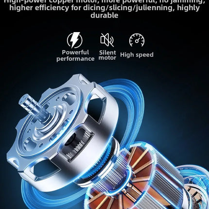 4-in-1 electric vegetable chopper, automatic food processor, small cooking appliance, heavy-duty meat grinder for home use
