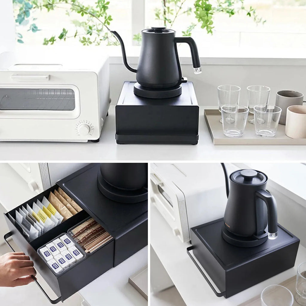 Kaffee- und Tee-Kapselschublade, Aufbewahrungsbox für Kaffeemaschinen, Aufbewahrungsregale für Zuhause, Büro, Café