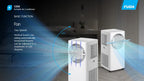 Condizionatore d'Aria Portatile 12000BTU con Funzione di Raffreddamento e Riscaldamento per Casa e Stanze