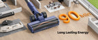 Laresar V11 650W 75000PA Ultra-robuster Akku-Staubsauger, 90 Minuten Laufzeit, herausnehmbarer Akku und intelligentes Display