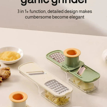 Tritatutto per verdure 3 in 1, utensile da cucina multifunzionale, per pomodoro, carota, formaggio, cipolla, affettatrice portatile, grattugia