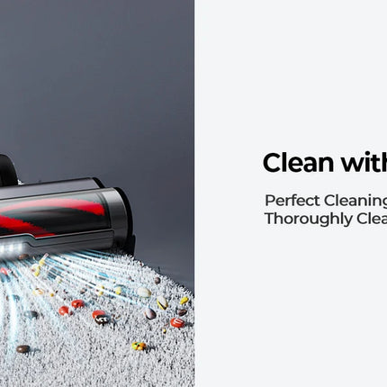 500W 38000PA Cordless Vacuum Cleaner Portable Smart Home Appliance 55 Min Run Time Removable Battery Wireless
