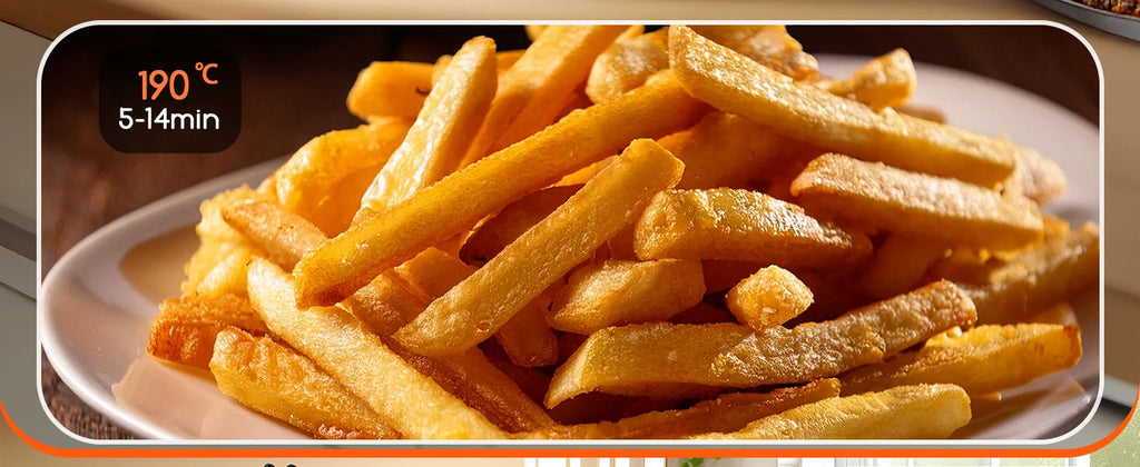 Aigostar Fries 30IZD 1.5L Friggitrice Compatta in Acciaio Inossidabile 1000W con Finestra di Visualizzazione e Controllo Temperatura