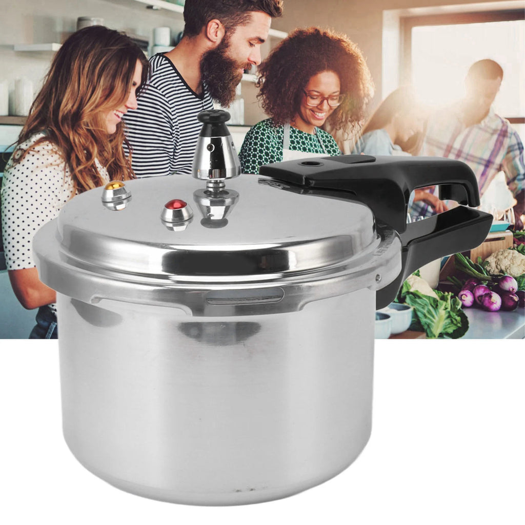 3-Liter-Aluminiumlegierung-Schnellkochtopf, 18 cm Mini-Schnellkochtopf mit 3-Liter-Boden für Gasherd, 3-Liter-Aluminiumlegierung-Schnellkochtopf