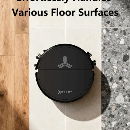 Lenovo Robot Aspirapolvere Intelligente 3 in 1, Aspiratore Robotico 4000Pa per Tappeti e Pavimenti Duri, Elettrodomestico per la Pulizia della Casa