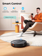 Robot-Staubsauger und Wischroboter Airzeen R7 3-in-1, 4000Pa Saugkraft, Smart App/Alexa Steuerung, Automatische Aufladung für Tierhaare und Böden