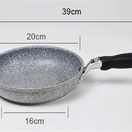 Durable Stone Frying Wok Nonstick Pan Ceramic Pot Induction Fryer Steak Cooking Gas Stove Pan Cookware Kitchen Set Tool