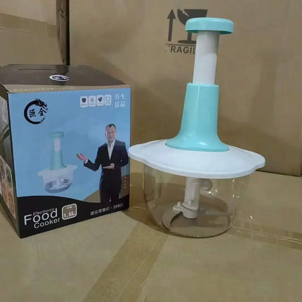 Tritacarne manuale per verdure, tipo a pressione, per aglio domestico, frusta da cucina, mini robot da cucina