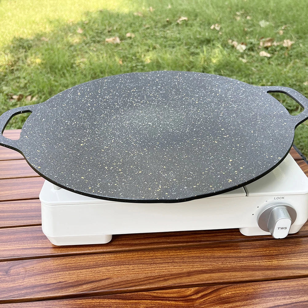 Backformen antihaftbeschichtete Pfannen zum Braten Pfanne runder Induktionsherd für Outdoor-Camping Küche Backutensilien Haushaltswerkzeuge