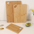3-teiliges Bambus-Schneidebrett-Set, dicke Mehrzweck-Schneidebretter für Fleisch, Gemüse, Obst, Küchen-Schneidebrett aus Bambusholz