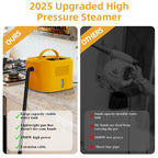 HIEE 1500W Handdampfreiniger, 1200ML, Hochtemperatur, für Tiefenreinigung und Desinfektion, Ideal für Dunstabzugshauben