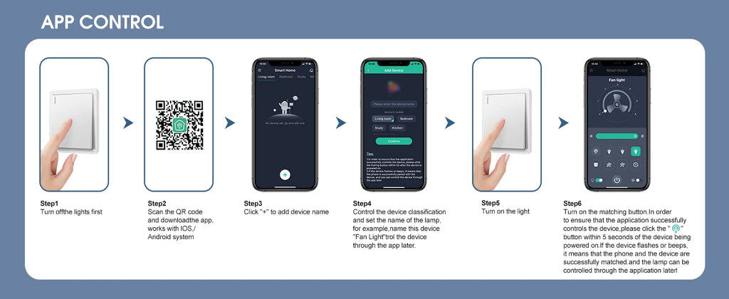 IRALAN Plafoniere con ventilatore Pala del ventilatore retrattile intelligente Ventilatore elettrico domestico dimmerabile con telecomando Luce da soggiorno a LED