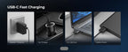 300000 giri/min aspirapolvere LED magnetico elettrico spolverino compresso 2-in-1 ventilatore d'aria e aspirazione per computer, tastiera portatile, pulizia della fotocamera