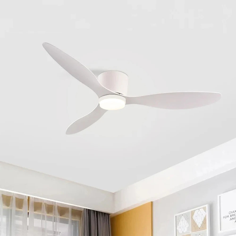 Ventilatore da Soffitto IRALAN con Luce, Motore DC Silenzioso a Risparmio Energetico, 3 Colori Variabili, 6 Velocità Regolabili, per Camera da Letto e Soggiorno