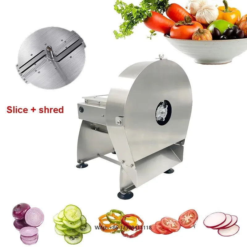 Kommerzieller elektrischer Kartoffelzerkleinerer 220V, Gemüseraspel, Obst- und Tomatenzerkleinerer, Aufschnittmaschine, Lebensmittelzerkleinerer