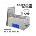 SucceBuy 1.3L 2L 3L 6L 10L 15L 22L 30L Ultraschallreiniger Tragbare Spülmaschine Waschmaschine Ultraschallreinigungsgeräte für den Haushalt