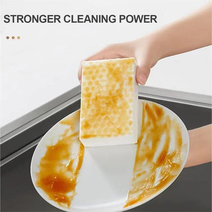10-pack Premium White Multifunctional Melamine Sponges, Reusable, 2X Stronger, for Household Cleaning