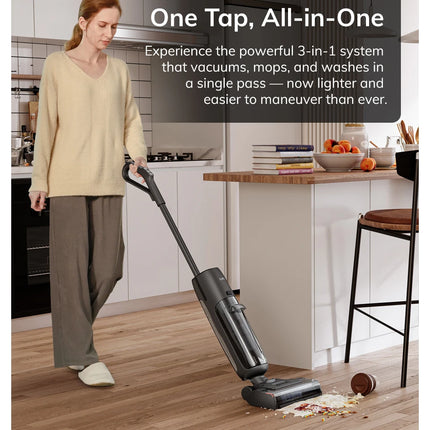 ILIFE W90 Pro Wireless Smart Floor Washer, 7000Pa Suction, 1 Minute Self-Cleaning, Dual Water Tank, Upgraded Version of W90