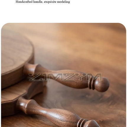 French Vintage Cutting Board Premium Handmade Black Walnut Cutting Board with Natural Texture Durable, Polished, Smooth, No Rough Edges