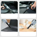 Akku-Auto-Staubsauger 9000Pa USB-Aufladung 1200mAh Tragbares Reinigungsgerät Mini-Nass- und Trockensauger für den Heimgebrauch