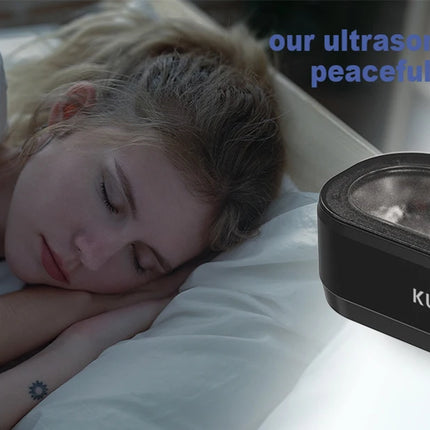 KUNPHY Pulitore per gioielli a ultrasuoni 12oz 46KHz Pulitore sonico professionale con funzionamento one-touch Pulitore sonico per anelli Occhiali
