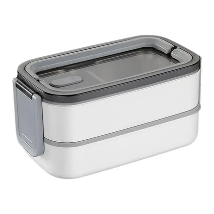 Lunch Box termico Lunch Box per pasto a 2 strati con manico Insalatiera resistente alle perdite per viaggi scolastici Lavoro all'aperto Campeggio
