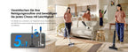 Tineco Floor One Switch S6 Staubsauger- und Wischroboter 5-in-1 mit Selbstreinigungsfunktion und doppelter rotierender Bürste für schnelle Reinigung