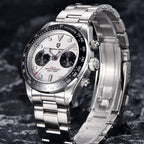 Orologio da polso PAGANI DESIGN PD1718 al quarzo cronografo vetro zaffiro acciaio inossidabile impermeabile 10 bar
