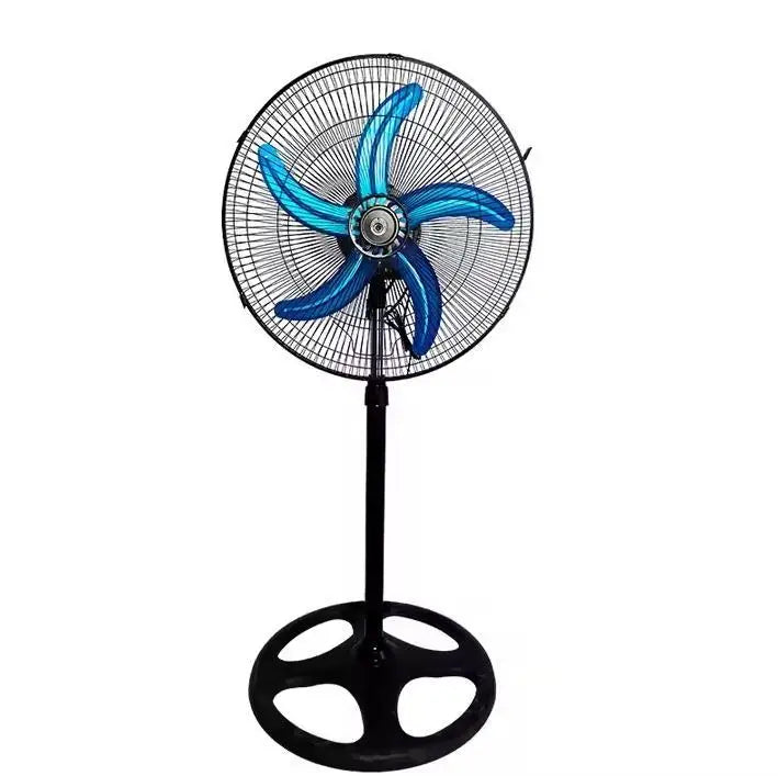 Ventilatore da terra con base, regolabile in altezza, funzione di oscillazione, silenzioso, tre velocità, raffreddamento rapido, potente, ideale per rinfrescare la casa in estate