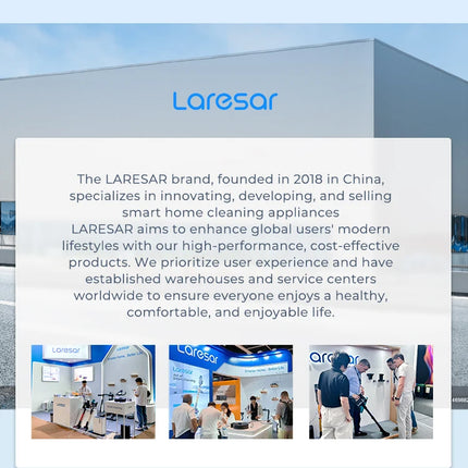 Laresar V11 650W 75000PA - Aspirapolvere senza fili ultra resistente, 90 minuti di autonomia, batteria rimovibile e display intelligente