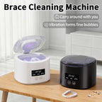 Multifunctional USB Ultrasonic Electric Cleaner for Dentures, Orthodontic Appliances, and Invisible Retainer Cases - Dental Care