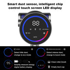 Liectroux i10 kabelloser Handstaubsauger, intelligente Stauberkennung, 250W BLDC, 27Kpa Saugkraft, Farb-Touchscreen, abnehmbarer Akku, 45 Minuten Laufzeit, leichter Stabstaubsauger für Teppiche