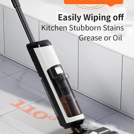 Cordless Handheld Vacuum Cleaner Robot Wet and Dry Cleaning RL9Max 14000pa Super Strong Suction Self-heating Brush 4000mAh Battery