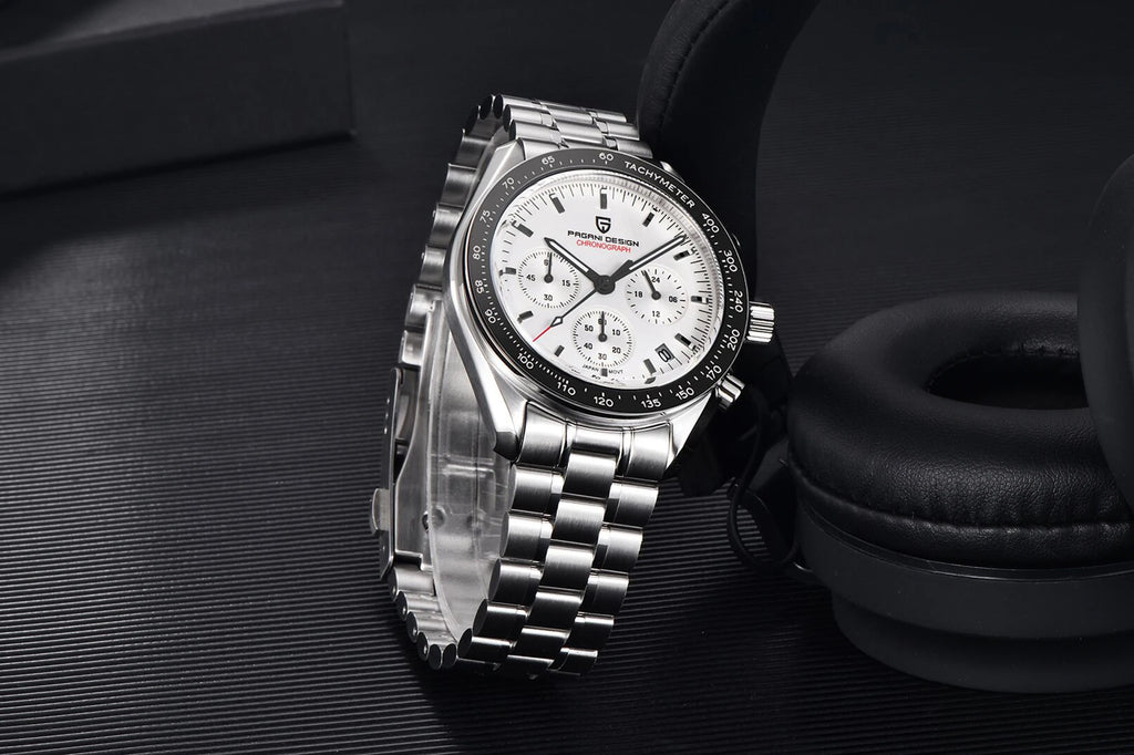 PAGANI DESIGN Orologio da Uomo al Quarzo Cronografo Modello PD-1701 Vetro Zaffiro Impermeabile 100M
