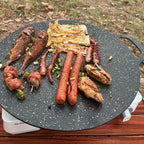 Backformen antihaftbeschichtete Pfannen zum Braten Pfanne runder Induktionsherd für Outdoor-Camping Küche Backutensilien Haushaltswerkzeuge