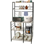 Kitchen shelf, free-standing shelf with 6 shelves, 40 x 86 x 167 cm, microwave shelf, for microwave, coffee machine and spices