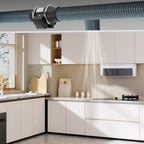 220V Ventole di Scarico Per Uso Domestico Silenzioso Tubo In Linea Condotto Ventilatore Estrattore Parete Aria Pulita Ventilatore per Cucina Bagno Wc 220m3/h
