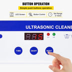 SucceBuy 800ml Ultraschallreiniger Tragbare Reinigungsmaschine 35W Mini-Geschirrspüler Ultraschallbad Schallgerät