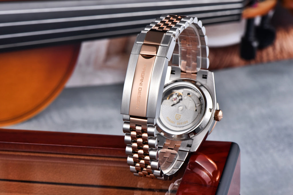 PAGANI DESIGN emailliertes Zifferblatt 2025 neue Herrenuhren DD36 Silber Gold automatische Luxus-Herrenuhr wasserdichte mechanische Armbanduhr