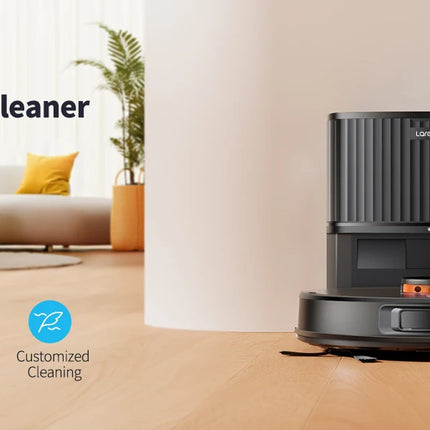Laresar L20 Robot Vacuum Cleaner with 5000Pa Suction, LDS Navigation, Auto-Empty Station, Smart APP Control for Floors and Carpets